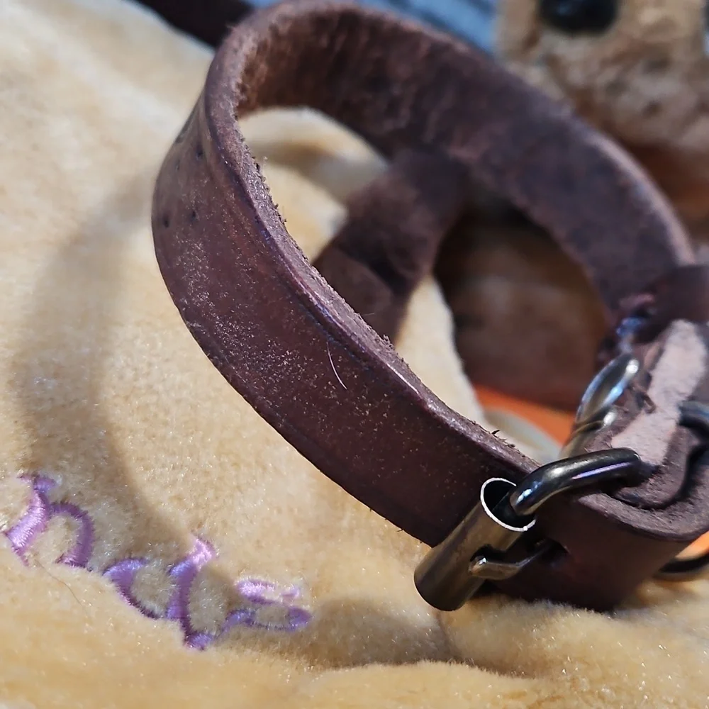 Tooled Leather CUSTOM Puppy And XSmall Dog Collars NEW